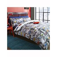 Volkswagen City Double Duvet Cover and Pillowcase Set