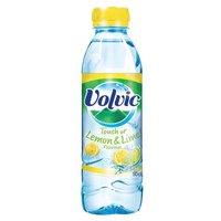 volvic touch of fruit lemon and lime water bottle 500ml pack of 24