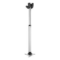 Vogels PPC 1585 Silver Drop Pole Projector Ceiling Mount