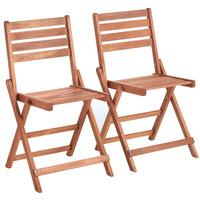 VonHaus 2 Wooden Garden Chairs