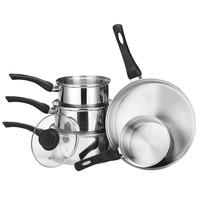 vonshef 5 piece saucepan set