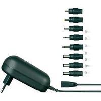 VOLTCRAFT SPS24-24W European EU Mains Adapter Power Supply, Adjustable Voltage 9 - 24 Vdc 1000 mA 24 W