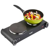 vonshef black double hot plate