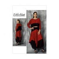 Vogue Ladies Sewing Pattern 1472 Very Loose Fitting Top & Skirt