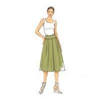 Vogue Ladies Easy Sewing Pattern 9090 Pleated Skirts