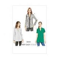 Vogue Ladies Easy Sewing Pattern 9151 Loose Fitting Tunic Tops