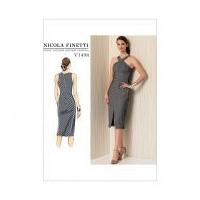 Vogue Ladies Sewing Pattern 1498 Criss Cross Strap Dress
