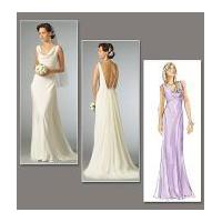 Vogue Ladies Sewing Pattern 2965 Bridal Wedding Dress