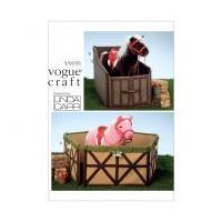 vogue craft easy sewing pattern 9195 horse candral stall