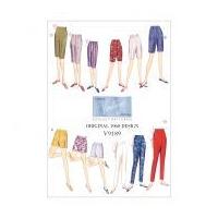 Vogue Ladies Easy Sewing Pattern 9189 Shorts & Tapered Pants