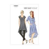 Vogue Ladies Easy Sewing Pattern 8983 Tunic Top, Dress & Pants