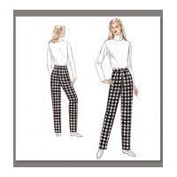 vogue ladies easy sewing pattern 1003 tapered pants fitting shell