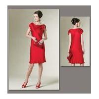 Vogue Ladies Easy Sewing Pattern 1208 Dress with Shoulder Detail