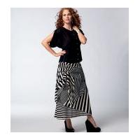 Vogue Ladies Sewing Pattern 1333 Blouse Top & Layered Skirt