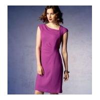 Vogue Ladies Sewing Pattern 1369 Asymmetric Fitted Dress