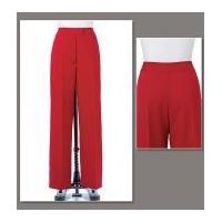 vogue ladies sewing pattern 7881 straight legged trouser pants