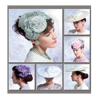 Vogue Ladies Sewing Pattern 8052 Vintage Style Hats & Head Pieces