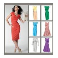 Vogue Ladies Easy Sewing Pattern 8787 Lined Dresses