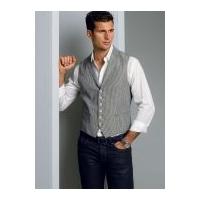 Vogue Men's Sewing Pattern 8987 Smart Waistcoats