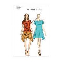 Vogue Ladies Easy Sewing Pattern 8968 Loose Fitting Dresses