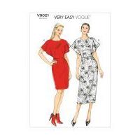 Vogue Ladies Easy Sewing Pattern 9021 Fitted Dress