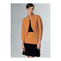 vogue ladies sewing pattern 1437 jacket top skirt suit