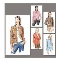 Vogue Ladies Easy Sewing Pattern 7975 Lined Fitted Jackets