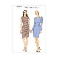 Vogue Ladies Easy Sewing Pattern 9019 Princess Seam Fitted Dresses
