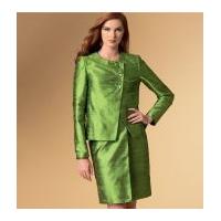 vogue ladies easy sewing pattern 9094 jacket top dress pants