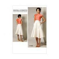 Vogue Ladies Sewing Pattern 1486 Crop Top & Flared Yoke Skirt