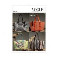 Vogue Accessories Sewing Pattern 9178 Fringed, Buckled & Seam Detailed Bags