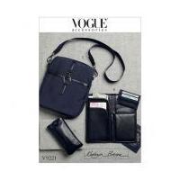 Vogue Sewing Pattern 9221 Eyeglasses Case, Passport Wallet, Card Holder & Shoulder Bag