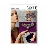 Vogue Accessories Easy Sewing Pattern 9164 Clutch Bags in 3 Styles