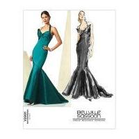 Vogue Ladies Sewing Pattern 2931 Fishtail Evening Dress with Train