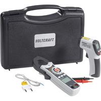 voltcraft vc test kit 100 infrared thermometer amp clamp meter