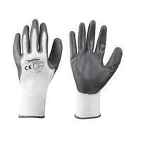 VonHaus 12 Pairs of Nitrile Coated Safety Gloves