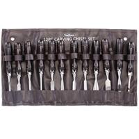 VonHaus 12pc Wood Carving Chisel Set