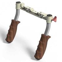 Vocas Wooden Handgrip Kit Incl. Two Wooden Handgrips + 19mm/15mm Combi Bracket