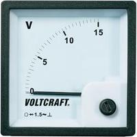 VOLTCRAFT AM-72x72/15V Analogue panel-mount measuring instrument
