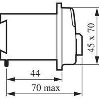 Voltmeter changeover switch 16 A 360 ° Grey BACO NDF03 1 pc(s)