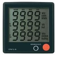 VOLTCRAFT EPM 1L-16 Digital panel-mounted measuring device EPM 1 L-16 Voltage: 190 - 250 V/AC; current: 0 - 16 A; Cos-Ph