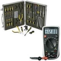 VOLTCRAFT Electronics tool box + Voltcraft VC-170 Digital Multimeter 46027