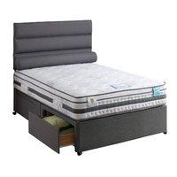 vogue pearl star gel feel 2000 divan set no drawers double