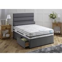 vogue gel feel pearl star 2000 pocket springs fabric divan bed