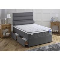 Vogue Byron Star 2000 Pocket Spring Fabric Divan Bed with Encapsulation Surround