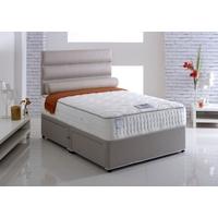 vogue talalay latex reef star 1500 pocket spring fabric divan bed with ...