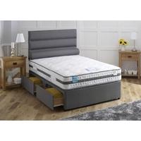 vogue gel feel sunstone star 1500 pocket springs fabric divan bed