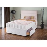 Vogue Summer and Winter Gold 1000 Pocket Springs Fabric Divan Bed