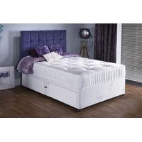 vogue summer and winter platinum 1500 pocket springs fabric divan bed