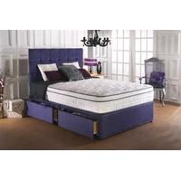 Vogue Blu Cool Memory Foam 70 Backcare 2000 Pocket springs Fabric Divan Bed